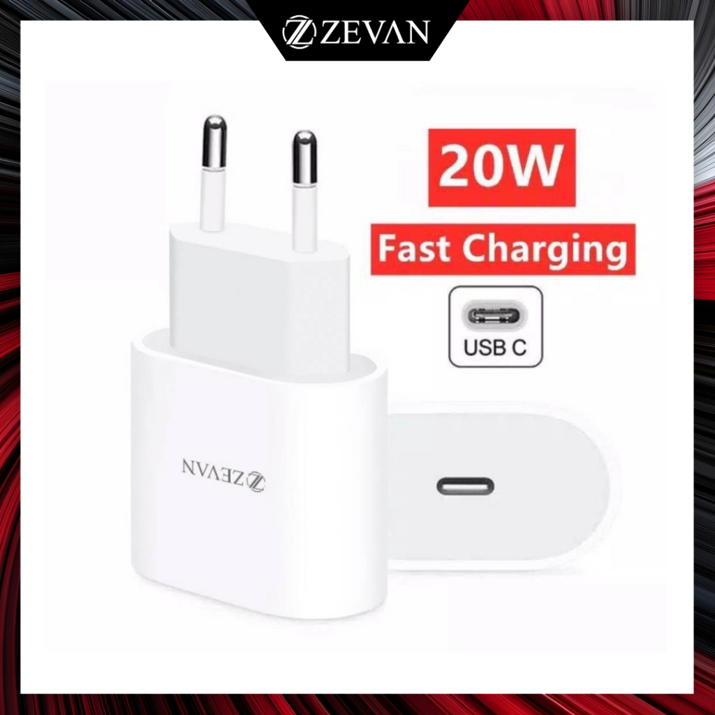 Jual ZEVAN Adapter Charger ZEVAN 20W Type C Fast Charging PD QC Casan ...