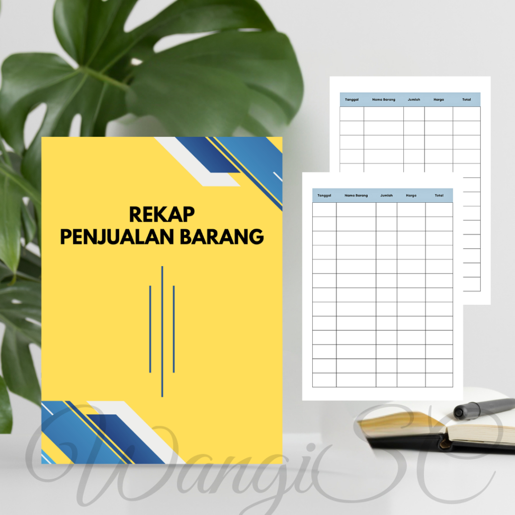 Jual Buku Rekap Penjualan Barang 40 Halaman Ukuran 19x15 cm – Catatan ...