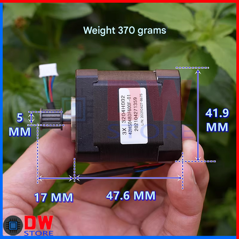 Jual CNC 3D Printer Stepper Motor 42 Nema17 Nema 17 Step 1.8 derajat 2 ...