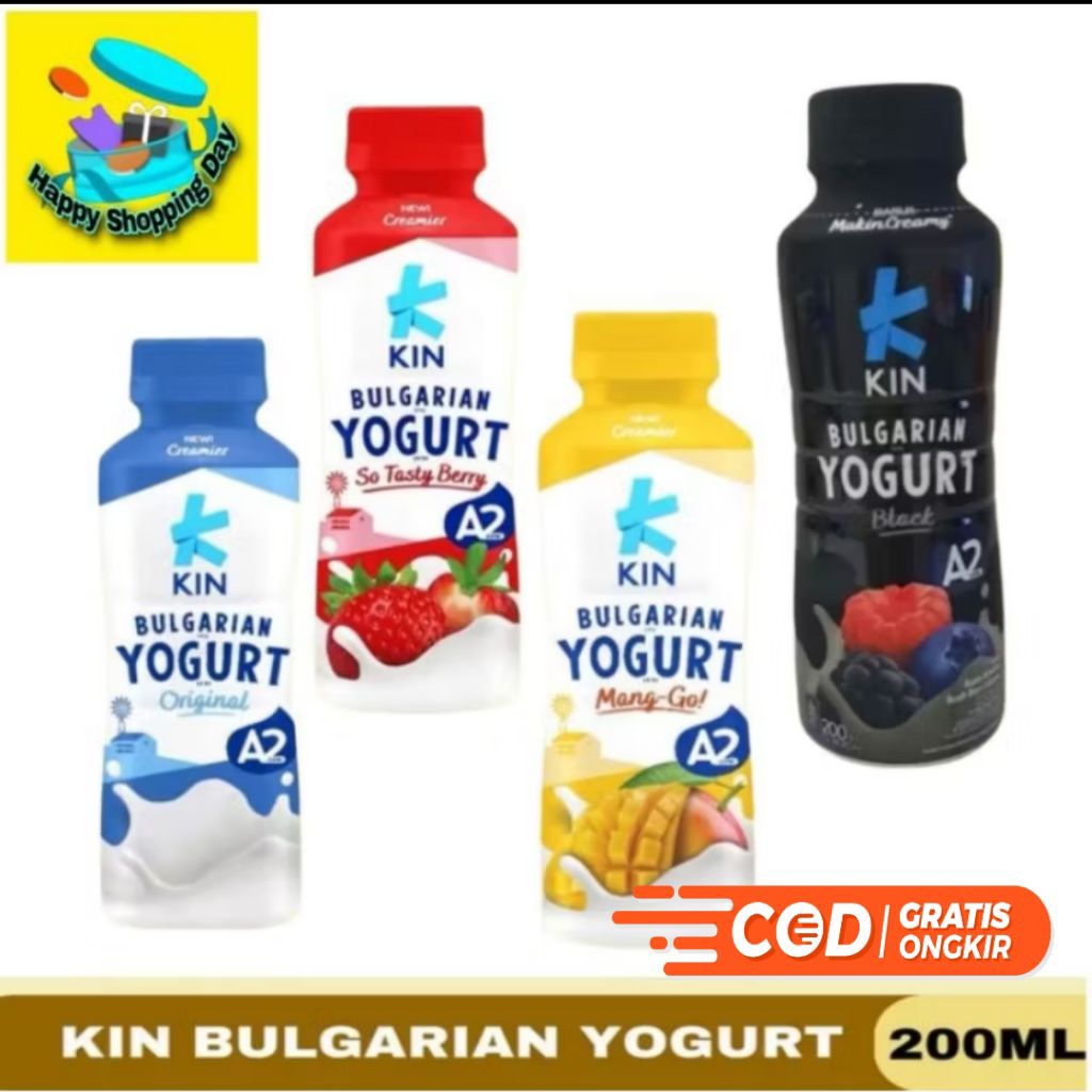 Jual Kin Bulgarian Yogurt 200ml JKT Edition Untung Dijual Lagi | Shopee ...