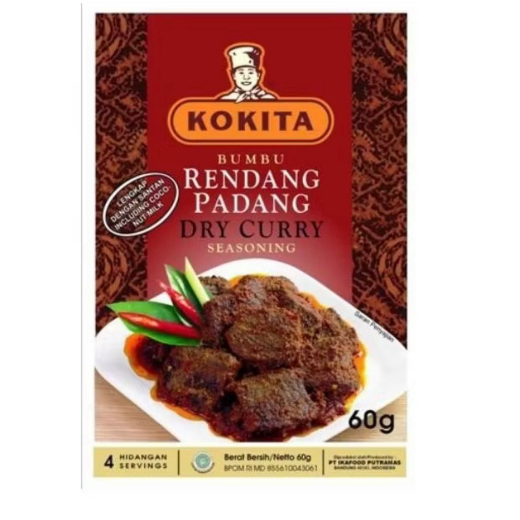 KOKITA BUMBU RENDANG PADANG 60GR