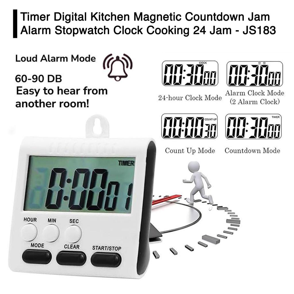 Jual Timer Masak Dapur Digital LCD Kitchen Magnet Magnetic Countdown ...