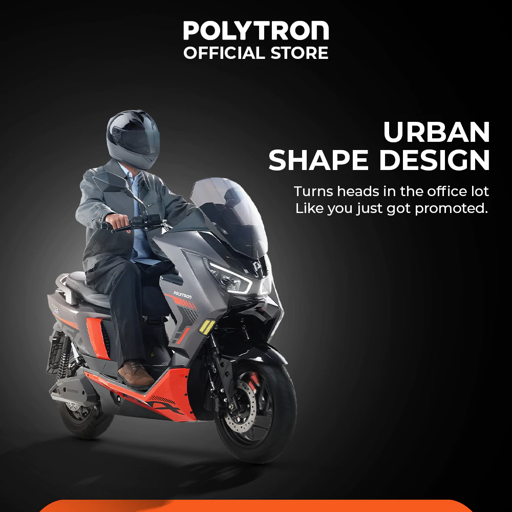 Desain Comfy Deck dan fitur modern pada skuter listrik Polytron Fox 350