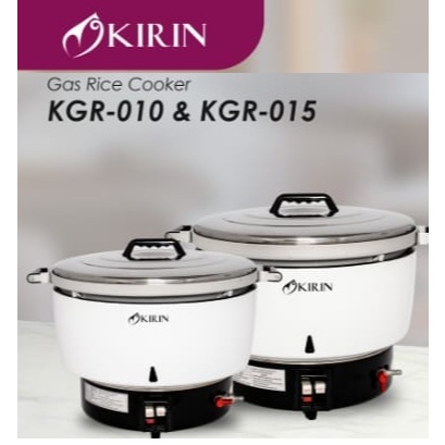 Jual KIRIN Rice Cooker Gas KGR-010 / KGR-015 Kapasitas 10L & 15 L GAS ...