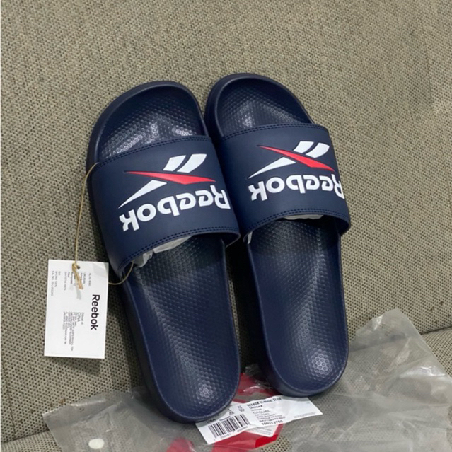 Jual Original Sandal Reebok ukuran 42 warna Navy | Shopee Indonesia
