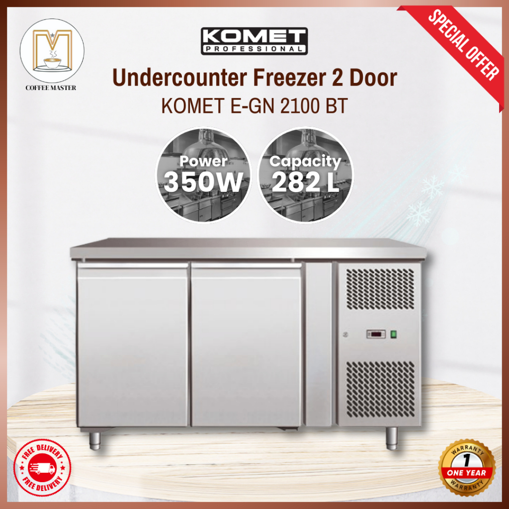 Jual Komet Undercounter Freezer 2 Door EGN 2100 BT Kulkas Freezer 2 ...
