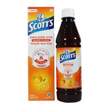 Jual scott emulsion vita rasa jeruk orange 400 ml | Shopee Indonesia