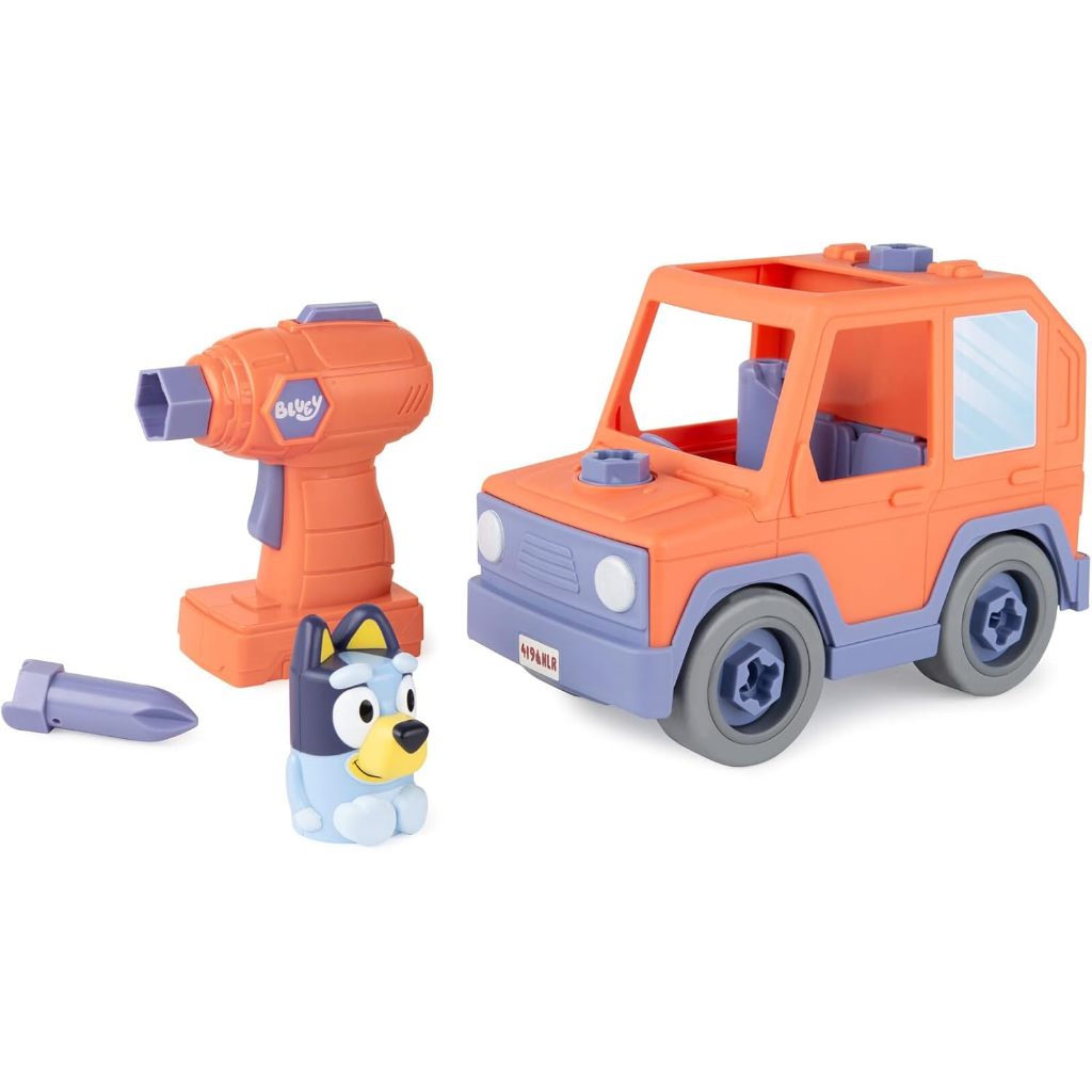 Jual BUILD-A-BUDDY Bluey Car - Buildable Motorized Vehicle for Take ...