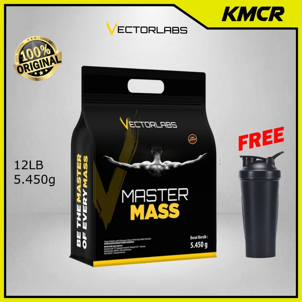 Jual VECTORLABS MASTER MASS 12LB VECTOR MASS GAINER PROTEIN BULKING ...