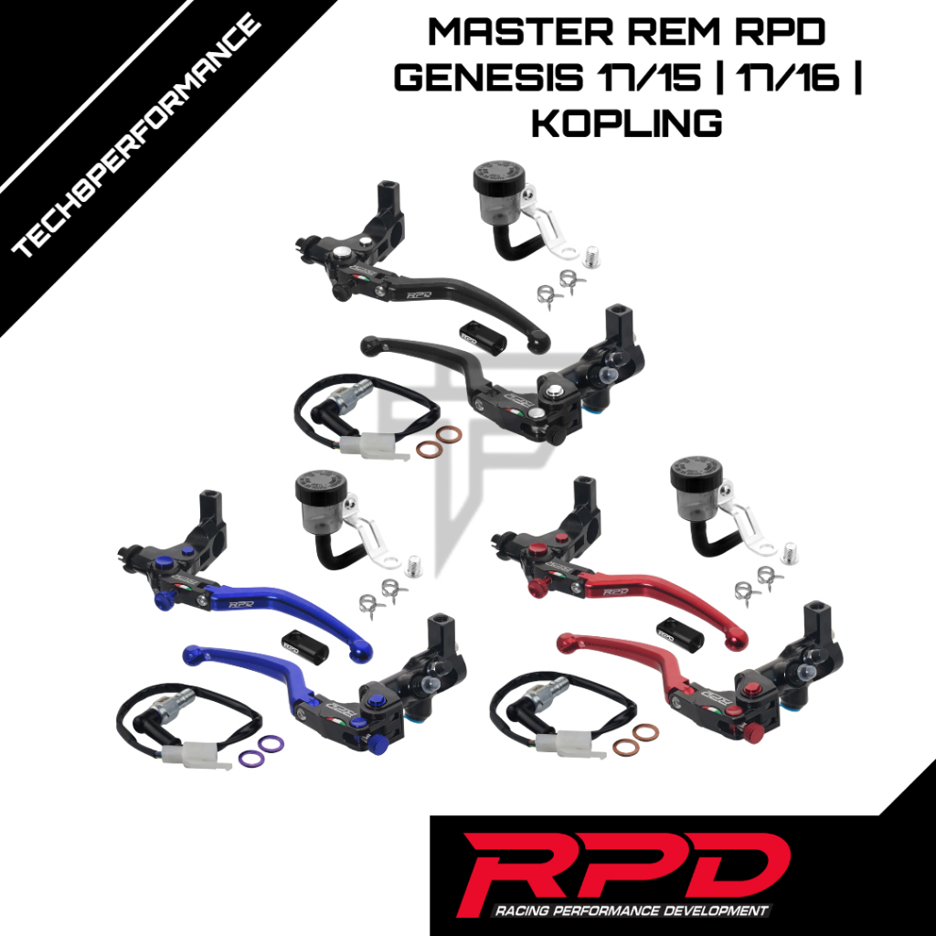 Jual Master Rem RPD Genesis 17/16 | 17/15 | Kopling (Black) | Shopee ...