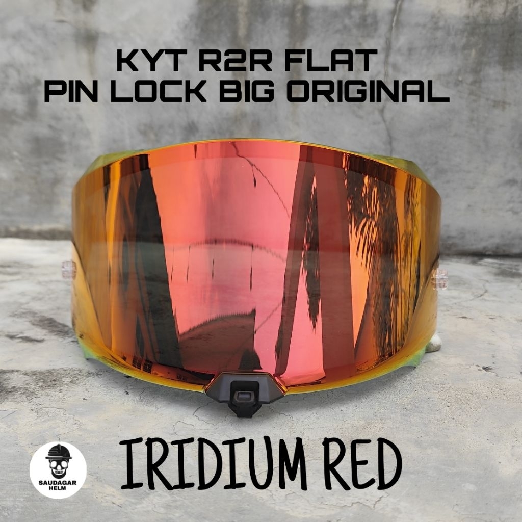 Jual VISOR KYT R2R FLAT PIN LOCK BIG ORIGINAL 100% | Shopee Indonesia