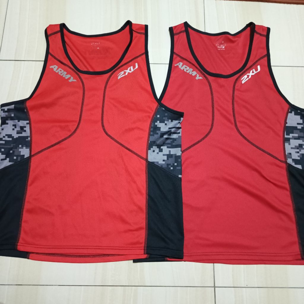 Jual Singlet Lari 2XU Army Original Size S, M dan L | Shopee Indonesia