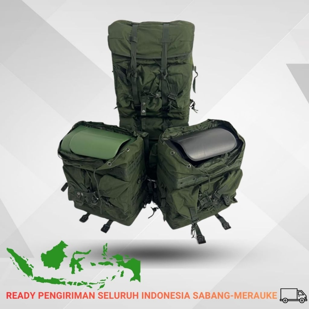 Jual Frame Ransel Korea TNI Polri Jerigan Isi Tas | Shopee Indonesia