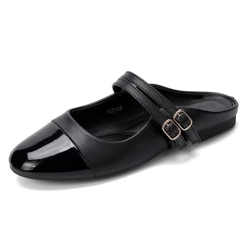 HMBRG FREE BOX Dayeon Sepatu Flatshoes Wanita Slip On Sepatu Tali Wanita Fashion Korean TG2079