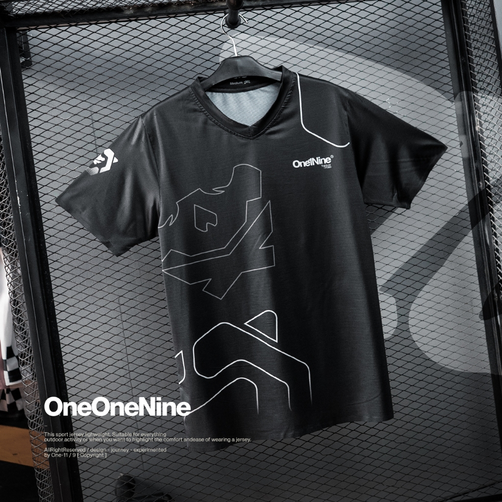 Jual Oneonenine Ksr Rival Black Series - Jersey Lengan Pendek Sport ...