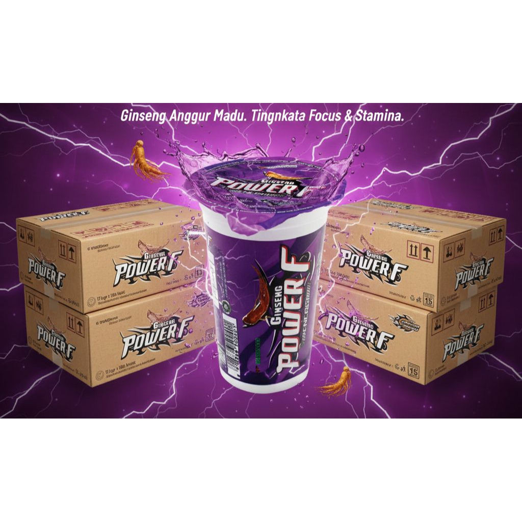 Jual Minuman gingseng power f rasa anggur 1 dus isi 24 pcs | Shopee ...