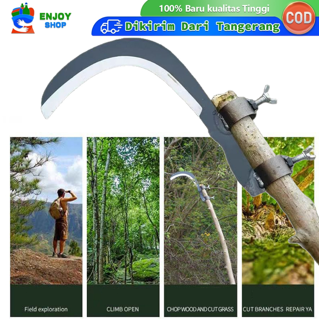 Jual Pisau Sabit Pinang Serbaguna Adjustable Untuk Memangkas Ranting ...