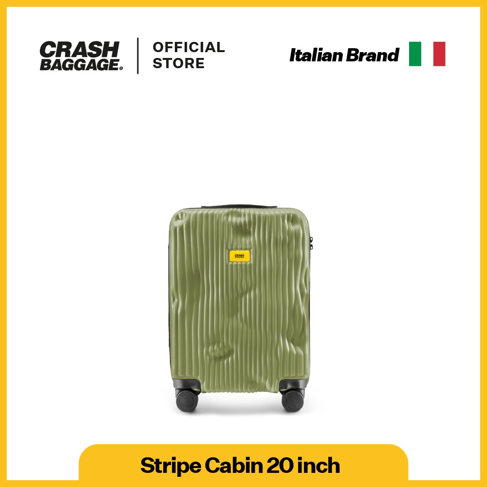 Jual Crash Baggage Stripe Koper 20 Inch Cabin (40L) Hardcase Spinner ...
