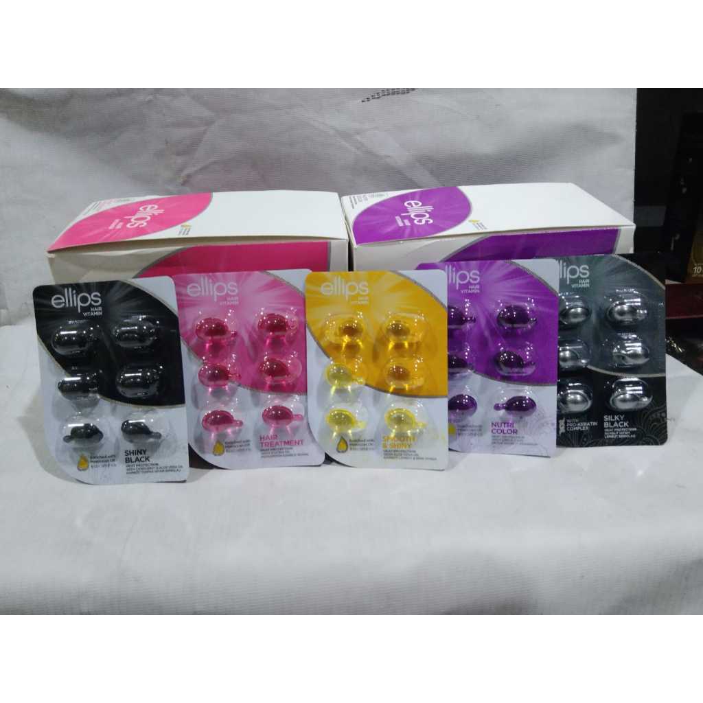 Jual ELLIPS Hair Vitamin Sachet isi 6 capsule | Shopee Indonesia