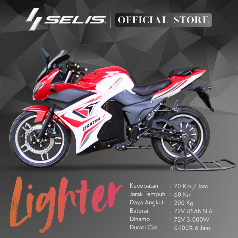 SELIS Limited Edition - Motor Listrik Lighter / Motor Listrik Sport / Motor Listrik Balap