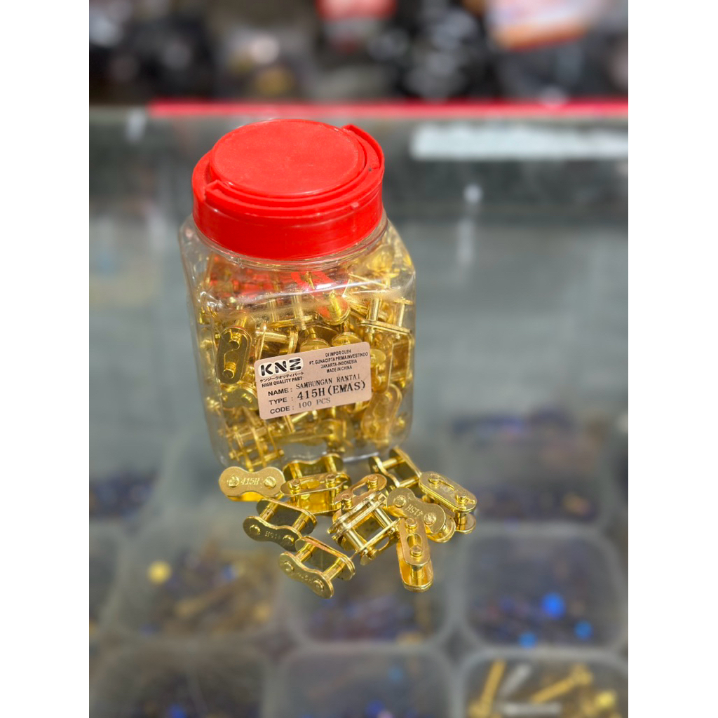 Jual SAMBUNGAN SPI RANTAI GOLD 415 & 428 UNIVERSAL | Shopee Indonesia