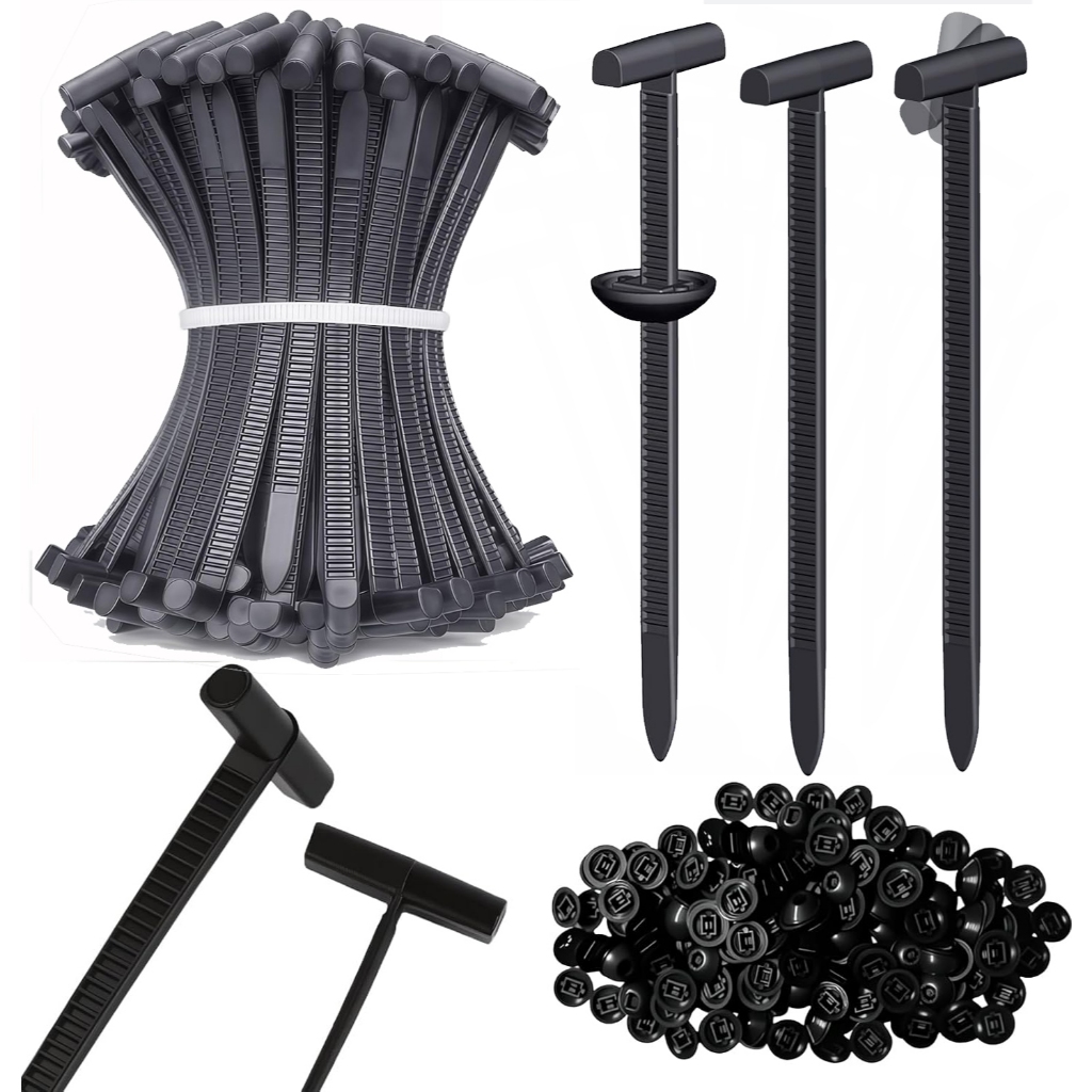 Jual 10pcs Kabel ties Klip Tali pengikat Rivet Nilon Multifungsi Kepala ...