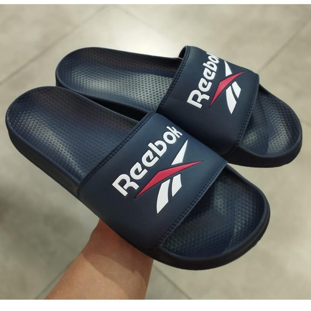 Jual SANDAL REEBOK CLASSIC SLIDE SANDALS - NAVY | Shopee Indonesia
