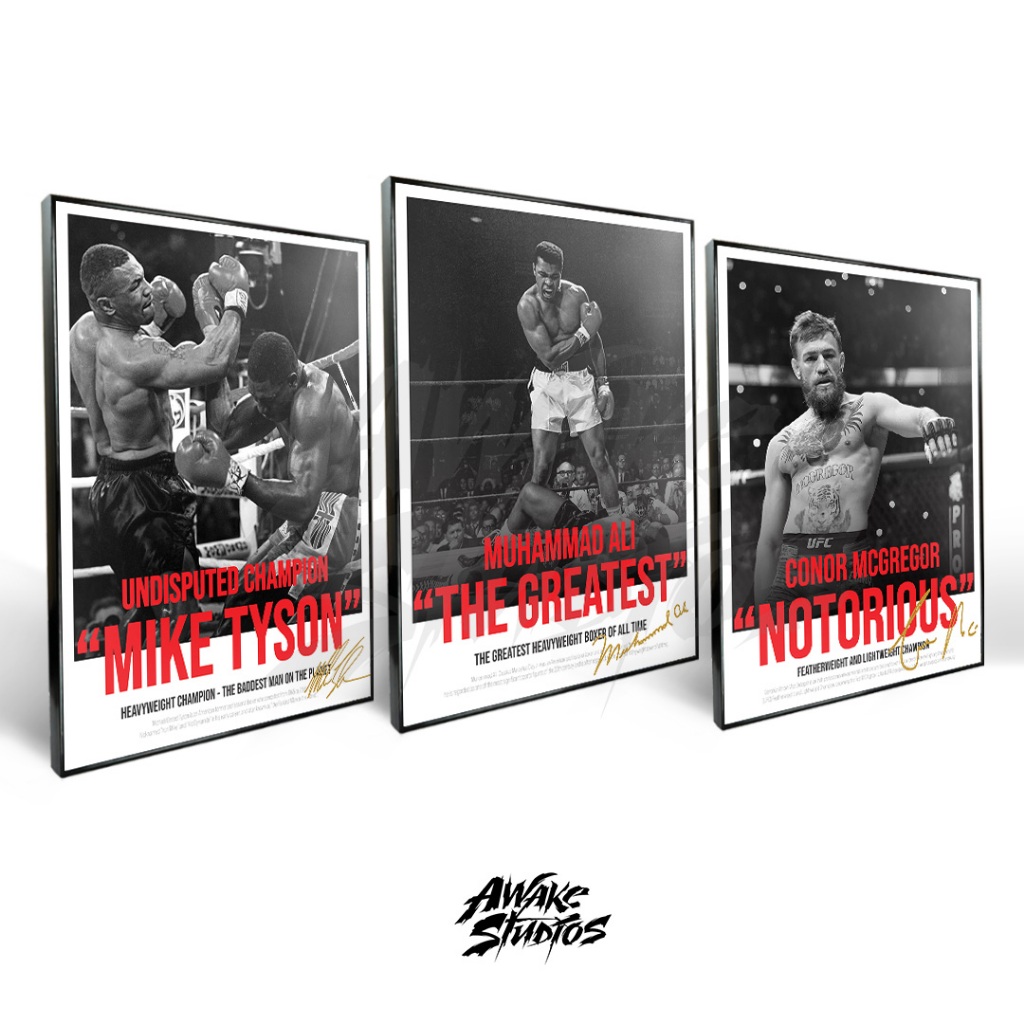 Jual Poster Frame Boxing & UFC Old Design – Frameblock | Shopee Indonesia