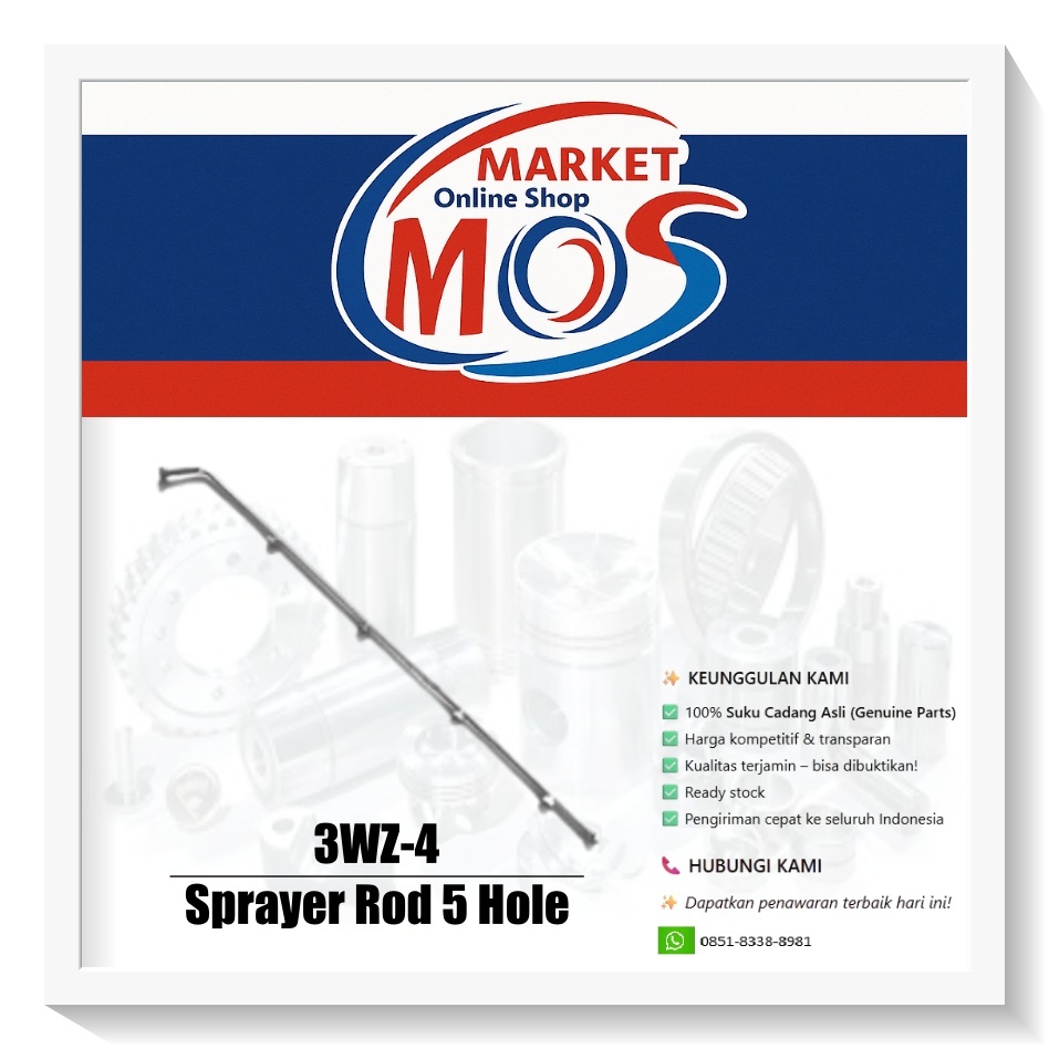 Jual 3WZ-4 Sprayer Rod (5Hole) | Pipa Semprot Hama | Shopee Indonesia