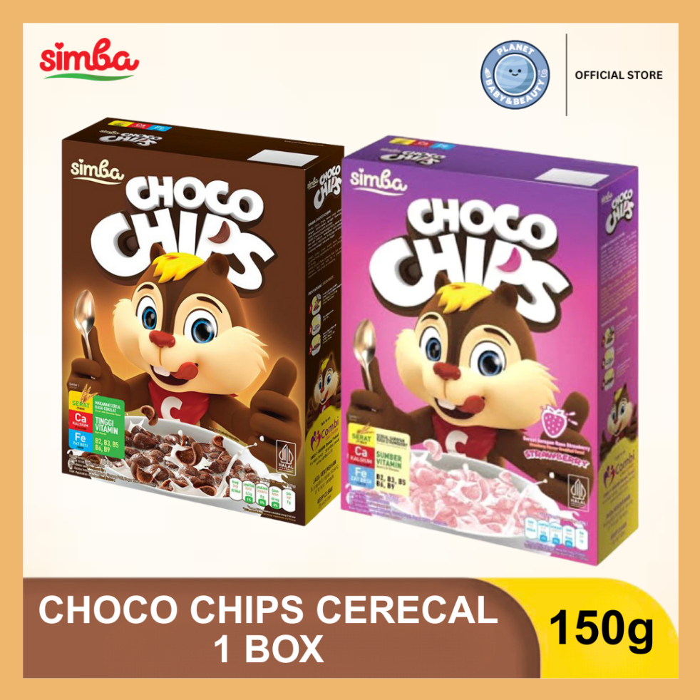 Jual Simba CHOCO CHIPS Cereal 1 Box 150gr | Shopee Indonesia