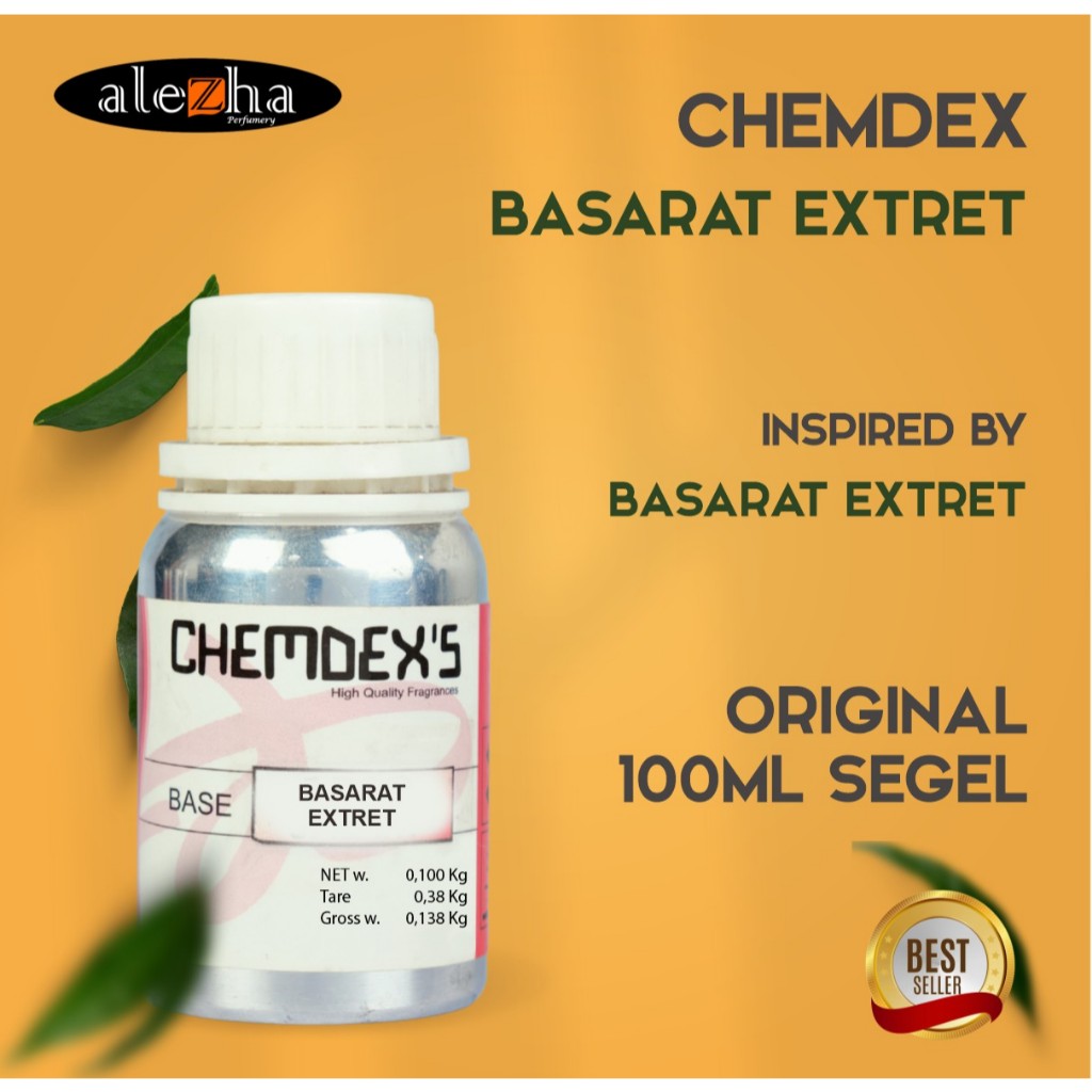 Jual BIBIT PARFUM MURNI BASARAT EXTRET (CHEMDEX'S) 100ML SEGEL | Shopee ...