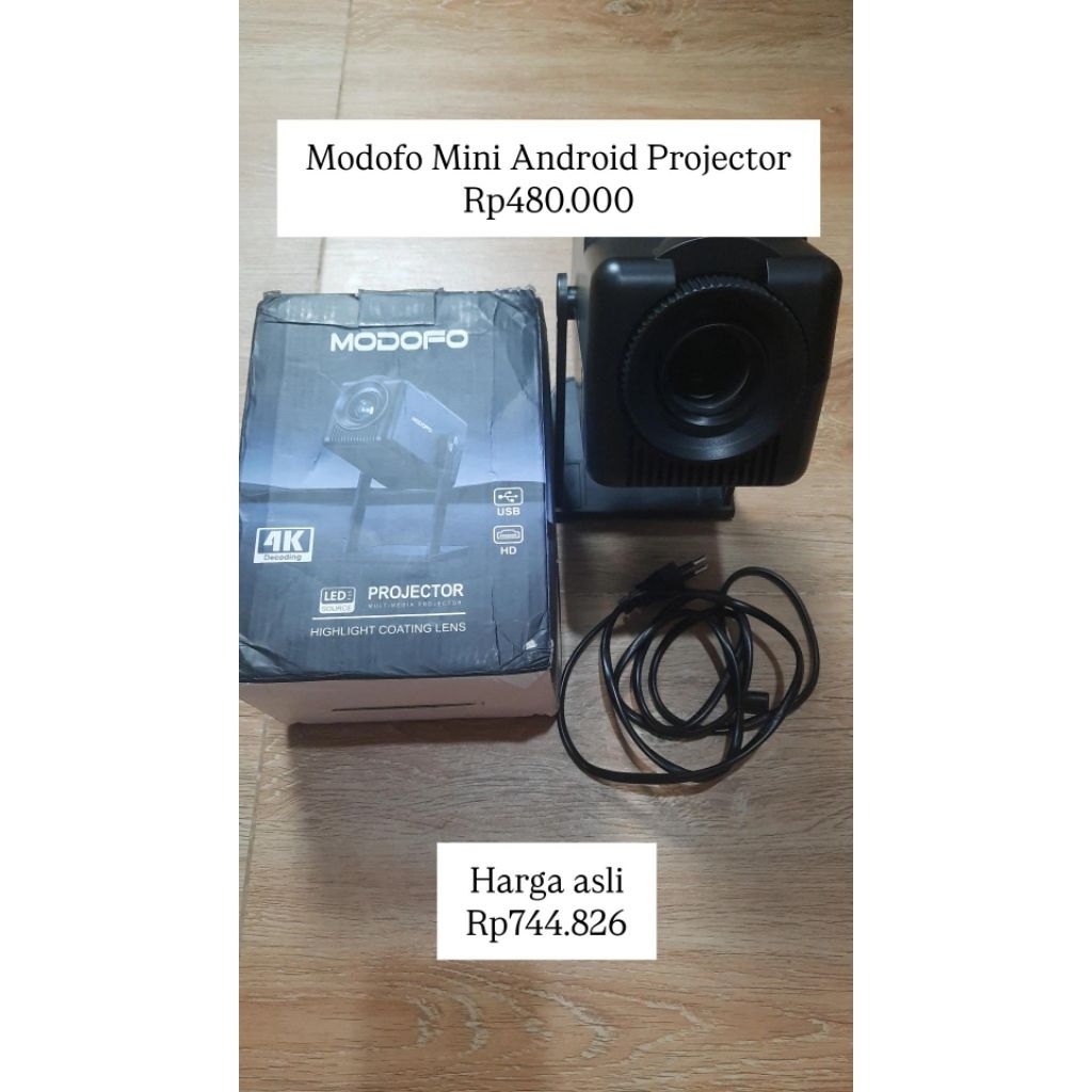 Jual modofo mini android projector | Shopee Indonesia