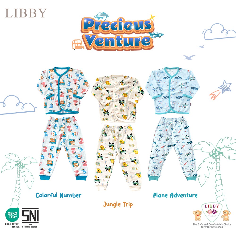 Jual Libby 3 SET piyama panjang SML 2L XL XXL (kcg / bahu) | Shopee ...