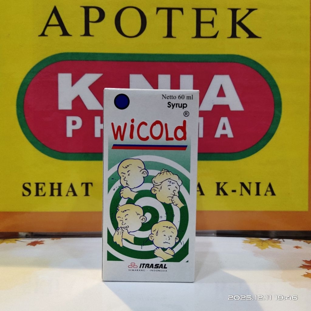 Jual Wicold Sirup 60ml obat batuk Pilek demam anak | Shopee Indonesia