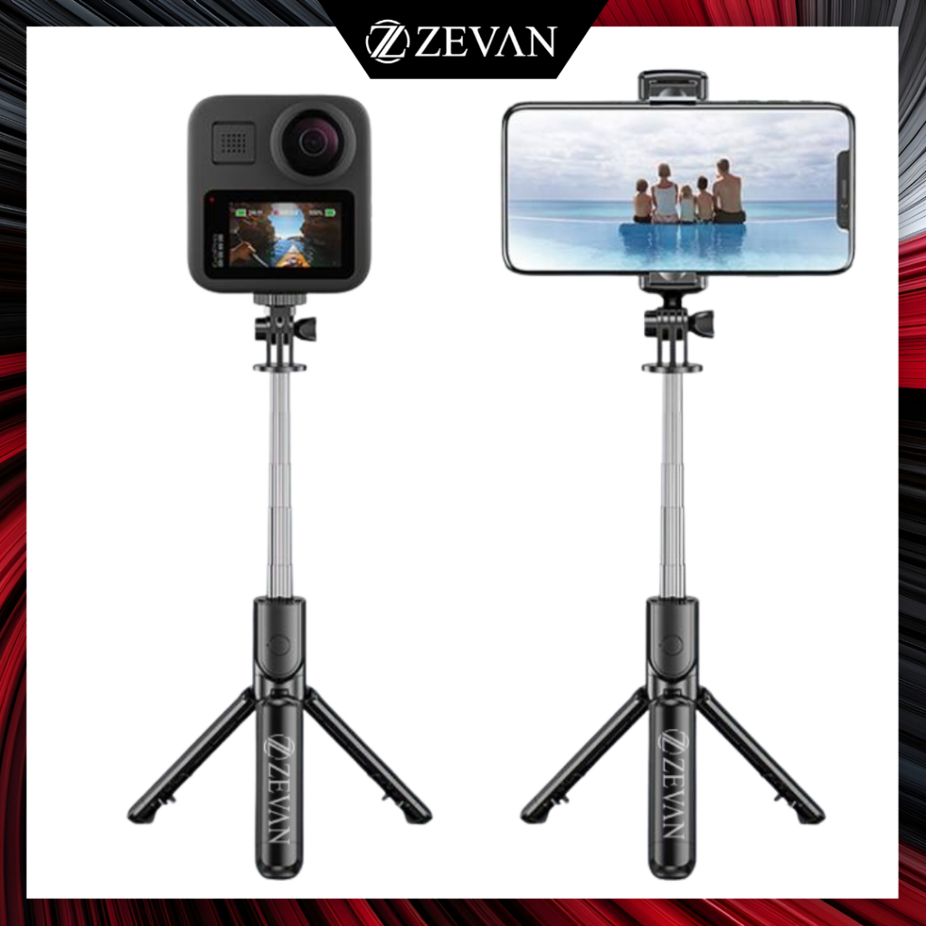 Jual ZEVAN Tripod Selfie Stick Bluetooth 3 In 1 Mini Wireless S03 ...