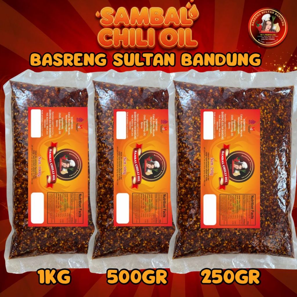 Jual CHILI OIL PEDAS SULTAN BANDUNG-250GR | Shopee Indonesia