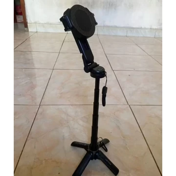 LENYES LPH 118 Mini Handgrip 4IN1 Tripod Bluetooth Selfie Stick Magnetic Clip Phone Holder