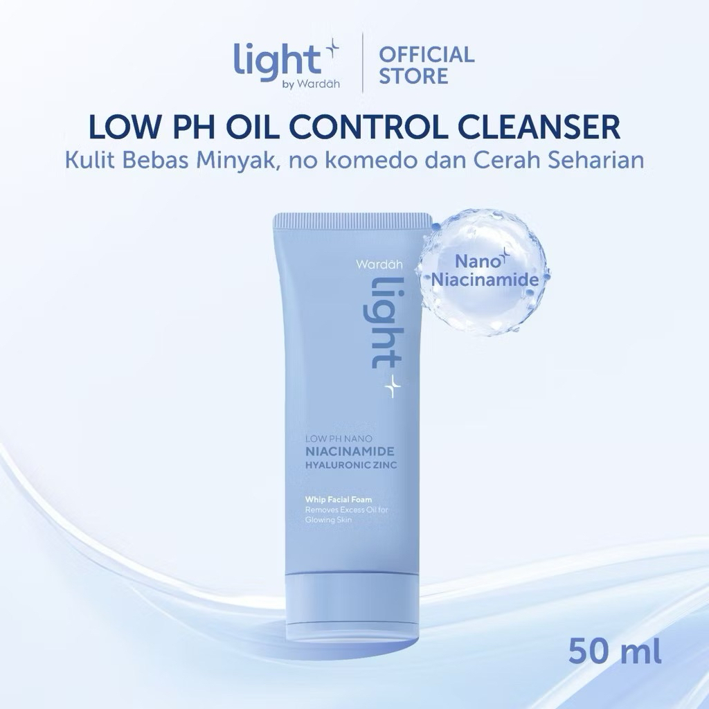 Jual Lightplus by Wardah Face Wash Low pH Nano Niacinamide Hyaluronic ...