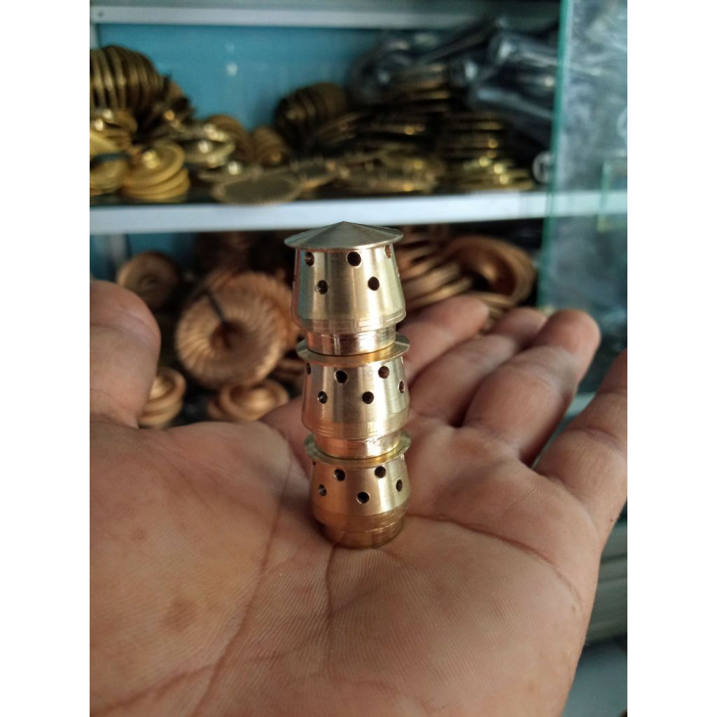 Jual Burner Api Lilin Rinnai Kuningan tebal Api lilin model baru ...