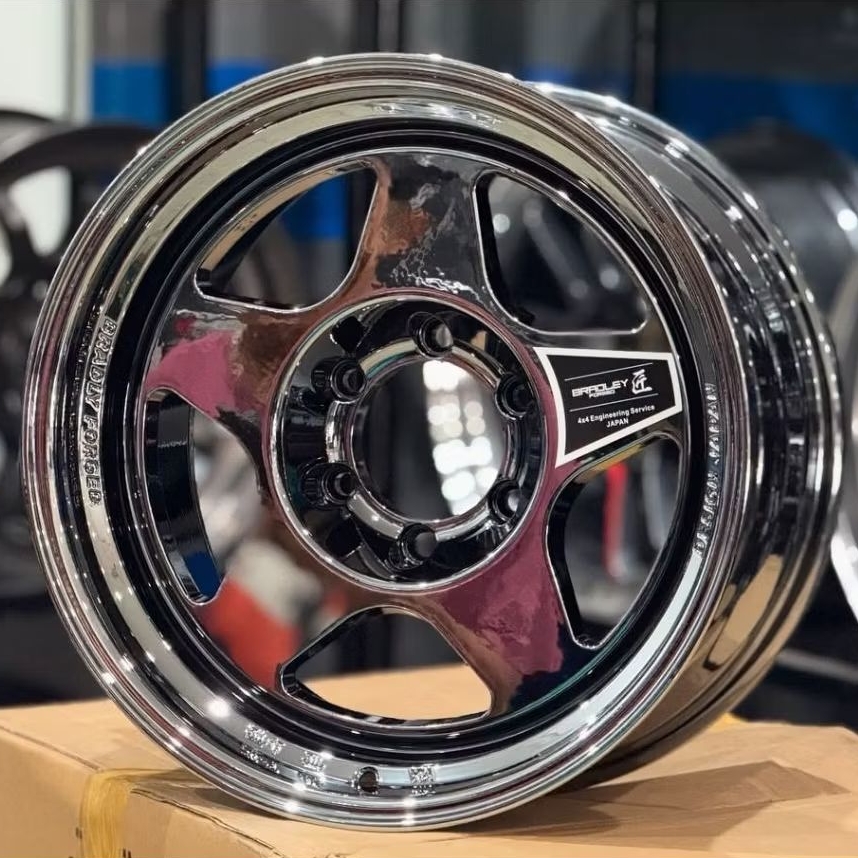 Jual velg racing ring 18 BRADLEY TAKUMI R18 BLACK CROME velg mobil ...