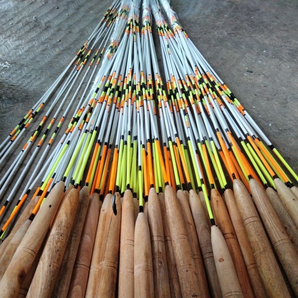 Joran pancing waderan lentur dan warna