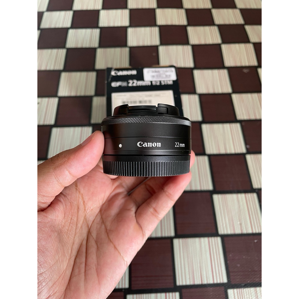 Jual lensa fix 22mm f2 STM for canon mirrorless | Shopee Indonesia