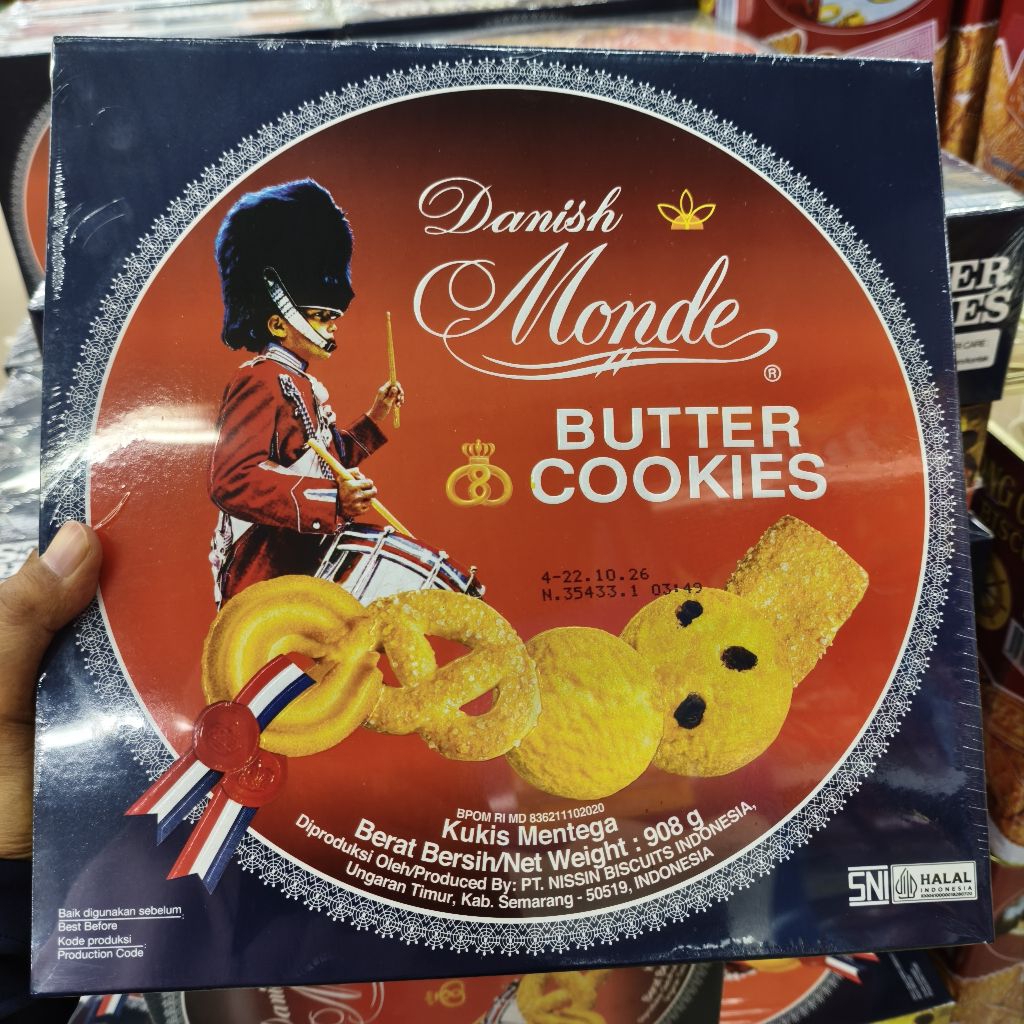 Jual Monde Butter Cookies 908gr | Shopee Indonesia