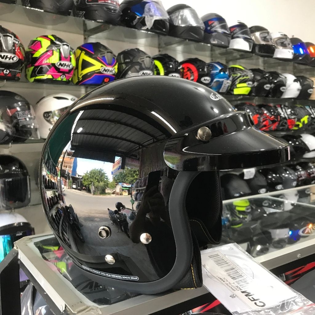 Jual Helm CARGLOSS CFM Retro | Shopee Indonesia