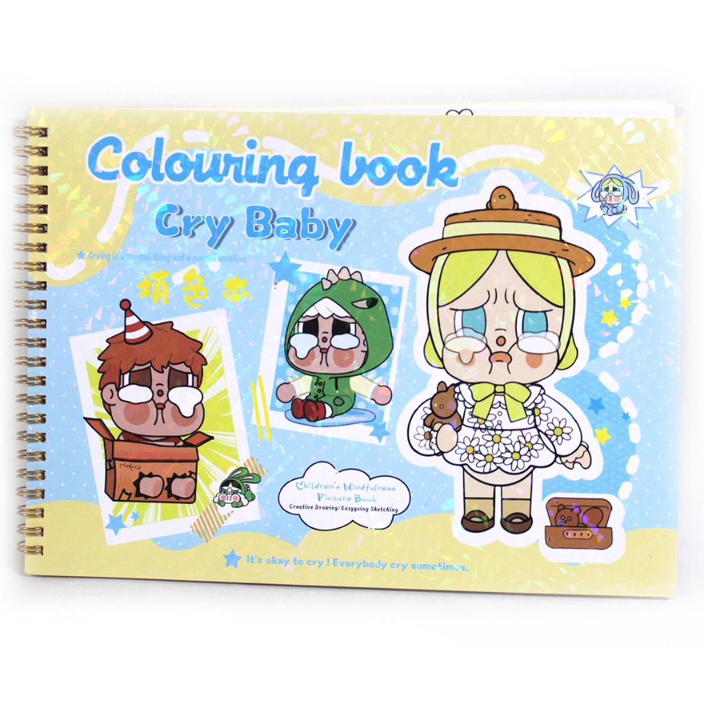 Jual BUKU MEWARNAI CRY BABY 207-6 COLOURING BOOK ISI 20 LEMBAR EDUKASI ...