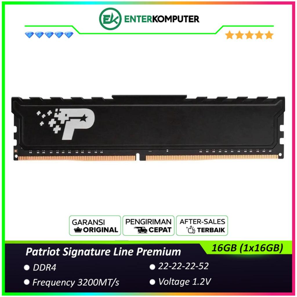 Jual Patriot Signature Line Premium DDR4 PC25600 3200MHz 16GB (1x16GB ...