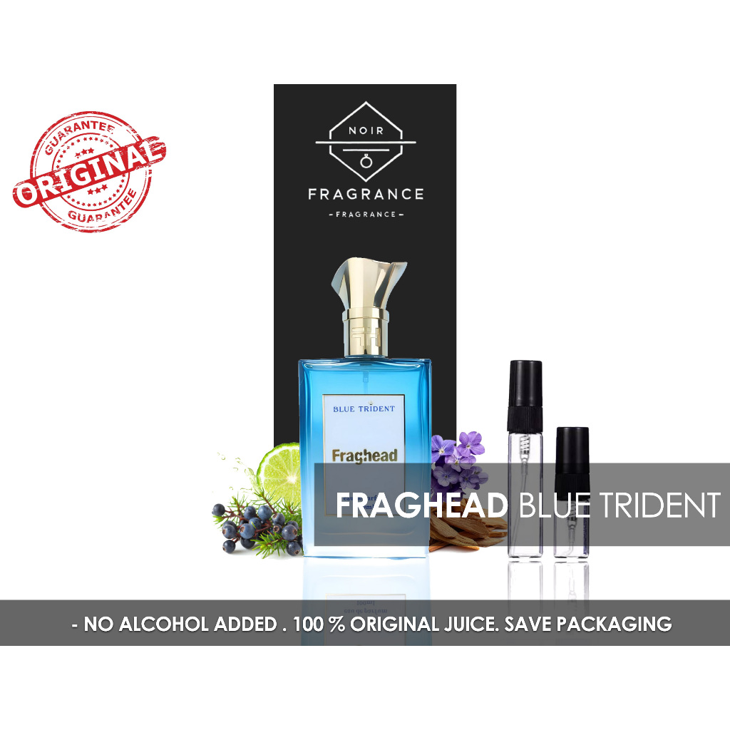 Jual Decant Fraghead Blue Trident 1/2/5/10 ML ( Share In jar) Vial ...