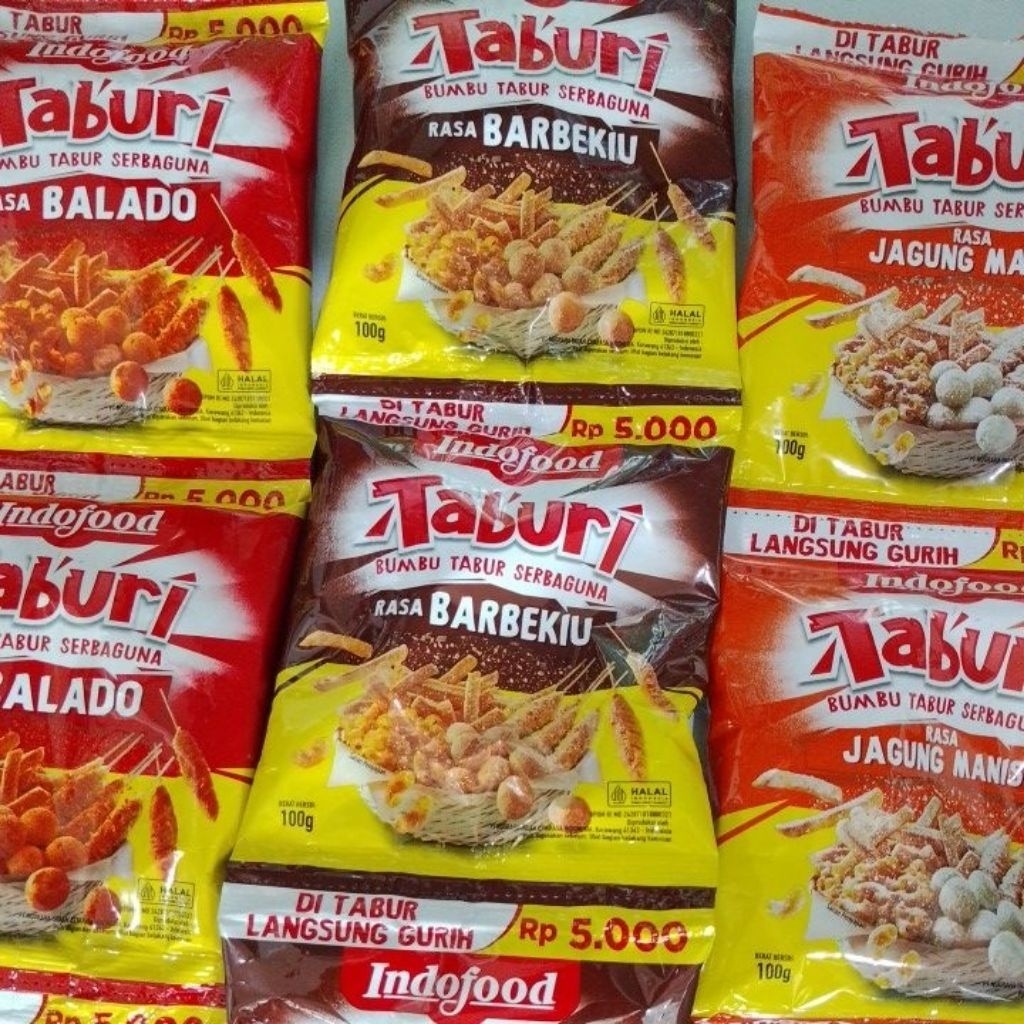 Jual Indofood Taburi bumbu tabur 100g (balado,balado pedasmanis,jagung ...