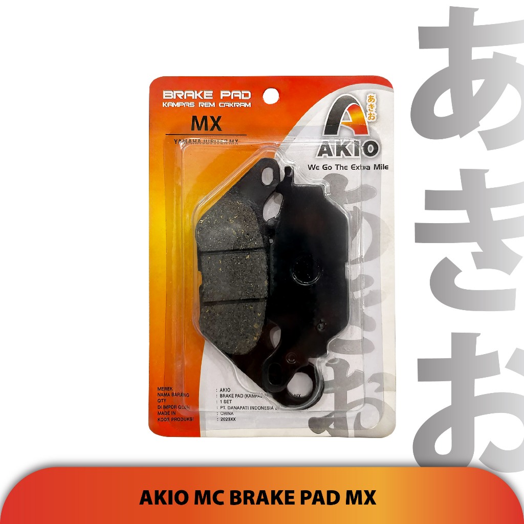 Jual AKIO MC BRAKE PAD/KAMPAS REM MX | Shopee Indonesia