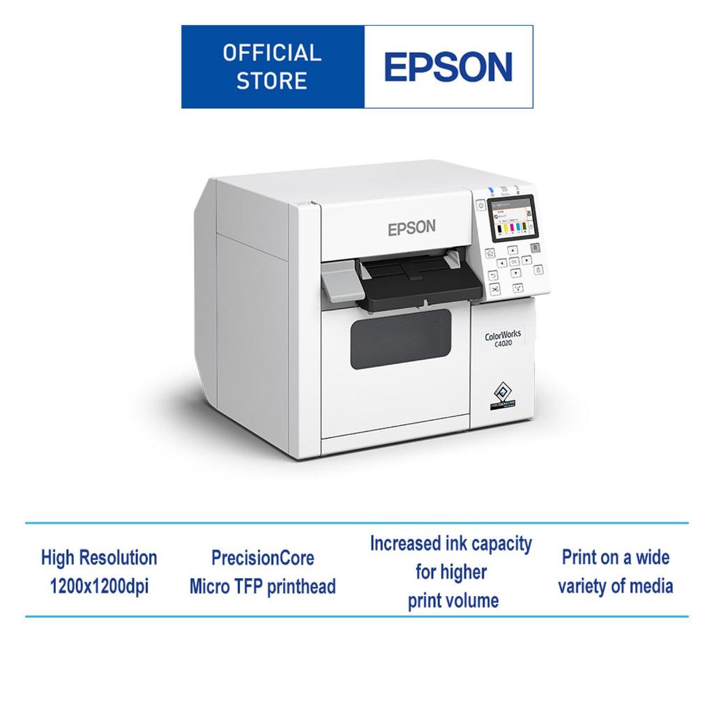 Printer Label Epson ColorWork CW-C4050 C4050 Pigment pengganti C3510 - C4050 (4)